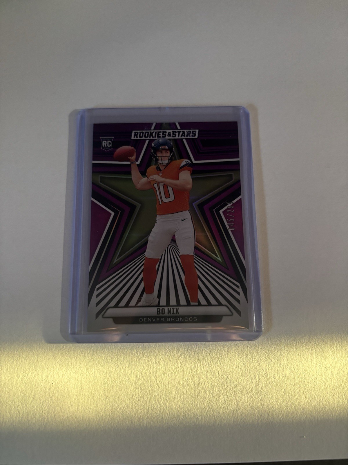 2024 Panini Rookies & Stars - Rookies Bo Nix #108 Purple /299 (RC)