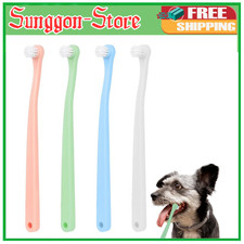 4 Pack Small Dog Toothbrush Pet Toothbrush Cat Tooth Brush Puppy Toothbrush Mini
