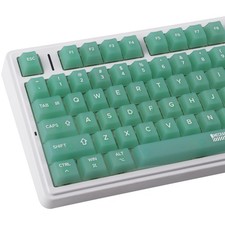 Clear Keycaps Green 123 Keys Shine Through Transparent Jelly Cherry Profile Set
