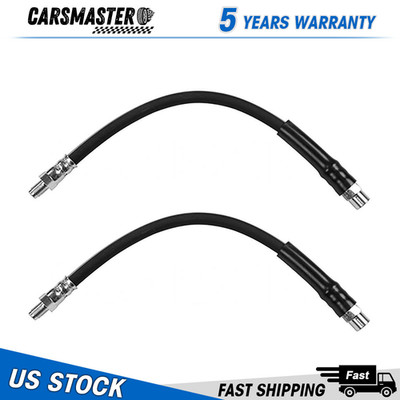 Sunsong Set of 2 Front Brake Hydraulic Hoses for BMW E30 318i 325 325i 325is M3