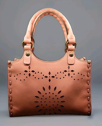 PATRICIA NASH LASERCUT CHIARA LACHS 100 % ITALIENISCHES LEDER OBERER GRIFF/CROSSBODY