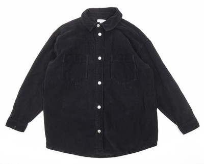 Topshop Damenjacke schwarz Größe 6 Knöpfe