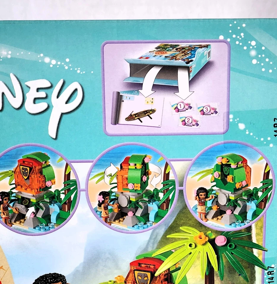 Lego DISNEY 41150 ~ MOANA'S OCEAN VOYAGE ~ NISB velero retirado HEIHEI MAUI Foto 4 de 4