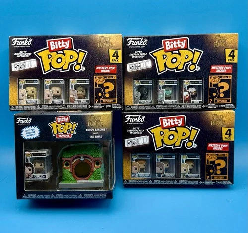 Funko Bitty Pop! Lord Of the Rings Frodo Samwise Witch King Galadriel Sealed