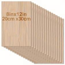 4/8/12/24/48 pieces of wood for crafts - 20 30 cm - 2 mm thick plywood with smoo