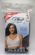 Playtex 18 Hour Wirefree Sparrow Brown Bra 4693 Shoulder Comfort Smoothing 38B