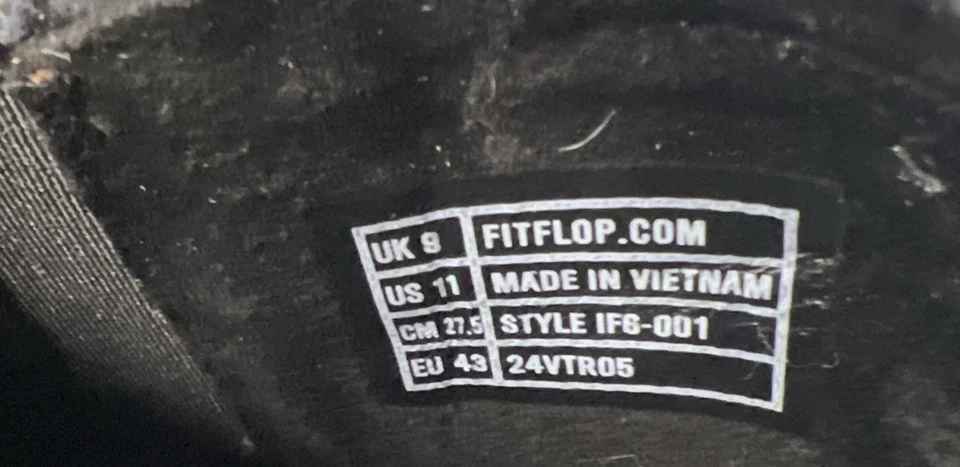 Mules FitFlop para mujer GEN-FF de gamuza elástica negros talla 11 EE. UU. 9 Reino Unido 43 UE Foto 3 de 4