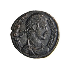 HALF CENT CONSTANTIUS GALLUS (Caesar, 351-354). Follis. Siscia Spearing War