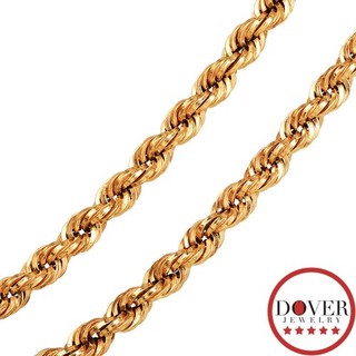 Estate 18K Yellow Gold 20" Rope Chain Necklace 16.2 Grams NR