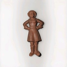 Marx 1950's Roy Rogers Ranch 60mm Cowgirl Vinyl Plastic Loose