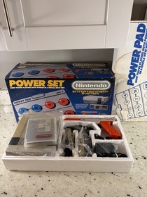 VTG Nintendo NES Power Set System Complete CIB Box Inserts Controller Pad WORKS