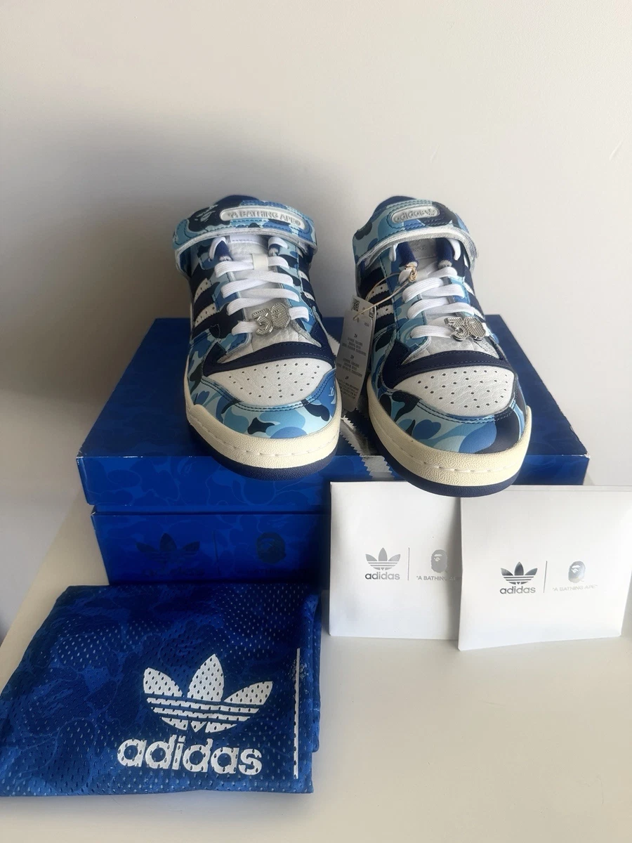 adidas BAPE x Forum 84 Low 30th Anniversary - Blue | eBay