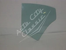 1970 to 1972 Chevelle Skylark Quarter Glass LH Driver Side Green Tint w/LOF Logo