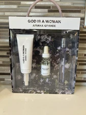 Ariana Grande 'God Is A Woman' 3 Piece Gift Set NEW! Cream/Oil/Perfume