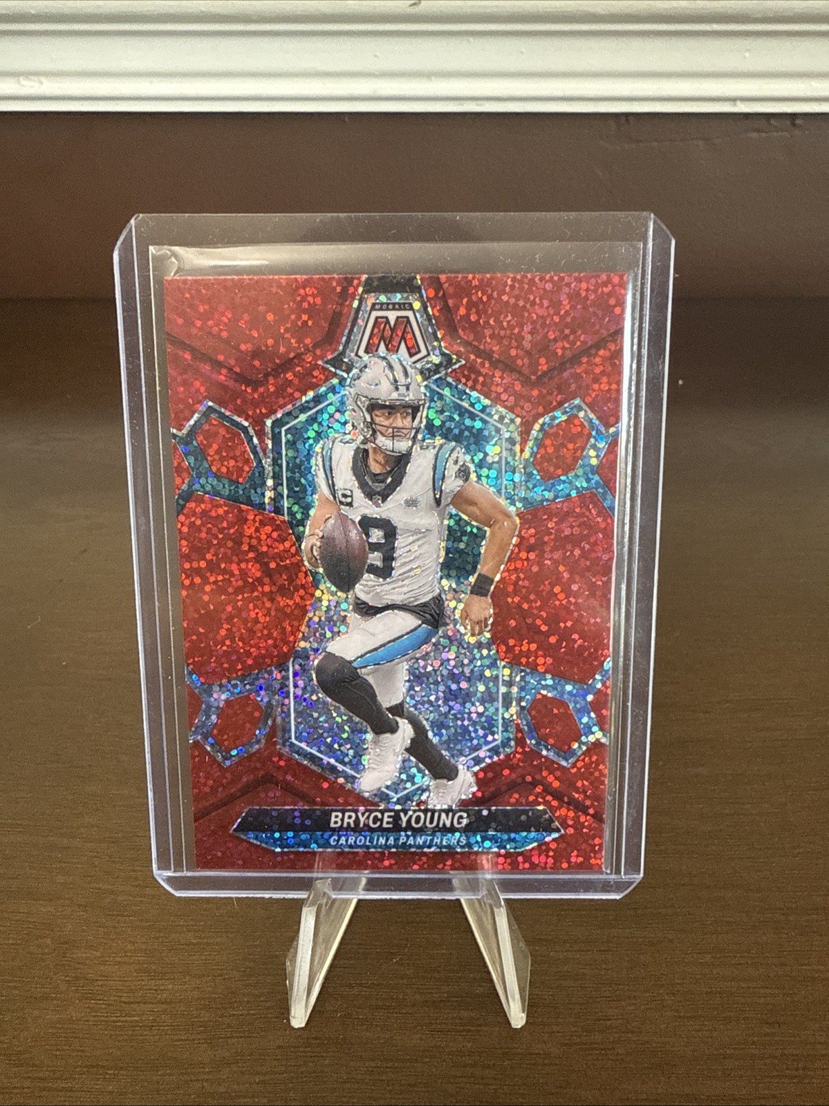 2024 Panini Mosaic Bryce Young #29 Red Sparkle Prizm