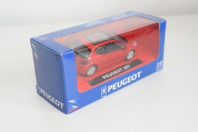 B86 1:43 NEWRAY NEW RAY PEUGEOT 207 ROT MIB