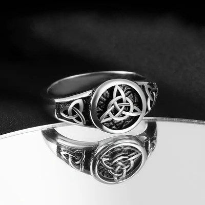 Einzigartiger Cellet Ring in Retro Thai Silber elegantes Design für jeden Anlas