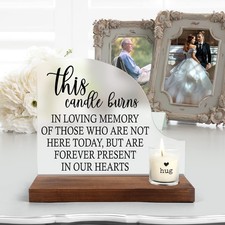 Memorial Table Sign for Weddings  Receptions - Sympathy Gift in Loving Pine