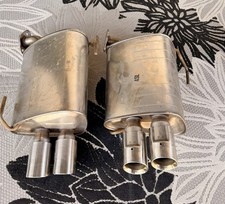 Oem Subaru Rear Exhaust Mufflers Pair Sakamoto 2 Inlet Dual Tip Factory 4sr Oem Subaru Rear Exhaust Mufflers Pair Sakamoto 2 Inlet Dual Tip Factory 4sr