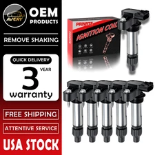 ✅ OEM Upgrade 6 Ignition Coils For Cadillac GMC Chevrolet Buick 3.0L 3.6L UF569