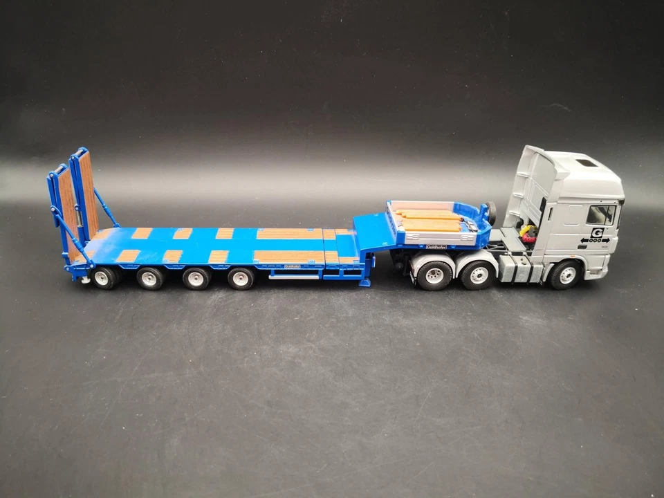 Tekno DAF XF 105 Goldhofer Tieflader Sattelzug *Vi977-2-1786 - Bild 4 von 4