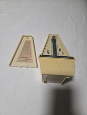 VintSeth Thomas De Maelzel Metronome Plastic 1118 Music Timer Adjustable Wind Up