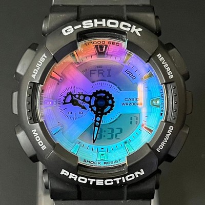 G-shock Ga-110sr-1ajf Rainbow Watch Resin Band Analog-digital 