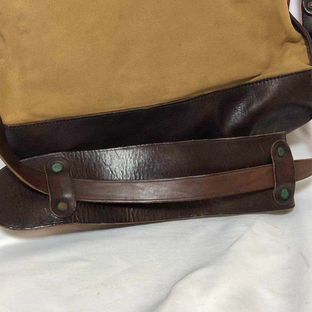 DOUBLE RL RRL DOUBLE RL Ralph Lauren Messenger Bag Damaged