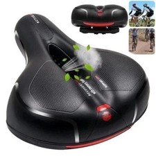 For bike Extra Wide Big Bum Bike Saddle Seat Bicycle Gel Pad Soft Comfort US