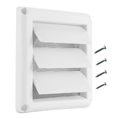 Plastic Square Air Vent Cover for Bathroom Office Kitchen Ventilation Enduring