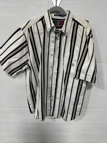 Camisa retro a rayas XL vintage años 90 para hombre - Imagen 1 de 8