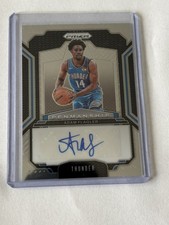 2024-25 Panini Prizm Basketball Adam Flagler Penmanship Autograph #PNM-AFG OKC