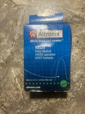 ALTRONIX RB1224 Relay 12 or 24 VDC 5 AMP DPDT Contacts