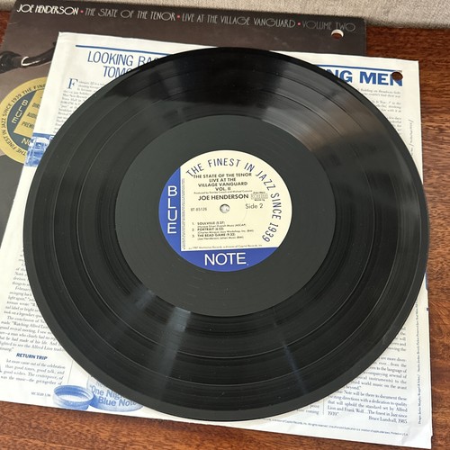 JOE HENDERSON The State of Tenor-Live-Volume Two Vinyl LP 1987 Blue Note EX - Picture 4 of 4