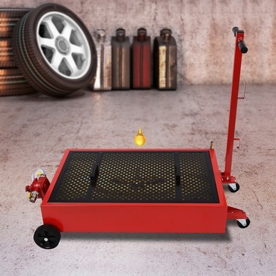 Oil Drain Tank 20 Gallon Large Capacity Oil Change Pan Oil Drain Pan Container