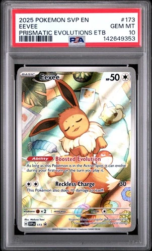 PSA 10 GEM MINT Eevee #173 Pokemon TCG Svp En-Sv Black Star Promo