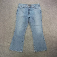 Venezia Jeans Womens 18 Blue Flare Light Wash 100% Cotton Denim Average Zip Fly