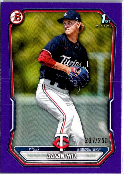 2026 Bowman #BP-88 Dasan Hill Prospects Purple #/250