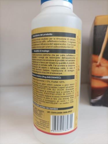 DECALCIFICANTE Liquido Per macchina Da caffè - Foto 2 di 3