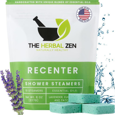 Shower Steamer for Relaxing Lavender & Eucalyptus Natural Essential Oils-10 Pack