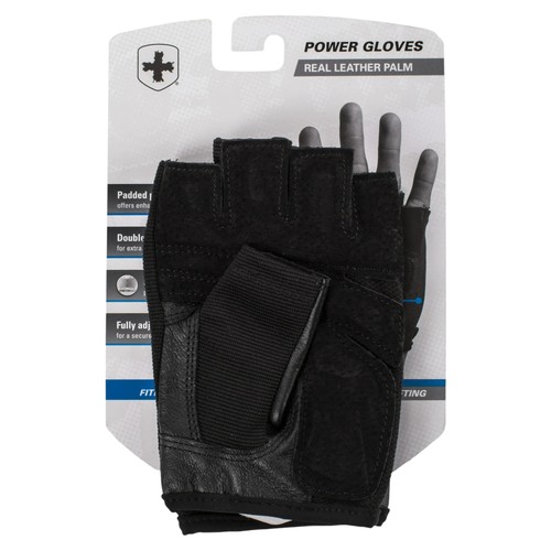 Harbinger Size L Half Finger Weightlifting Gloves Adjustable Power Lifting NWT - Picture 4 of 11