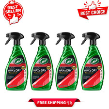4 Pack Turtle Wax Quick Easy 1-step Wax Dry Spray Wax 26 Oz Car Shine Care
