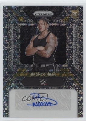 2024 Prizm WWE Sensational Signatures Under Card Bronco Nima Rookie Auto RC 0l8y