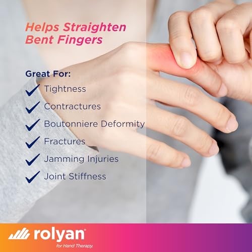 Rolyan Sof-Stretch Finger Extension Splint, Black, Finger Medium Black - 1 Pack - Picture 5 of 8