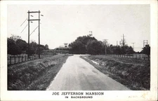 JEFFERSON ISLAND LA Diamond Crystal Salt Co JOE JEFFERSON MANSION Postcard