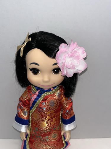 It’s a Small World China Doll Disney Animator 16” Singing Retired Sound Works - Picture 2 of 12