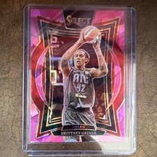 Panini 2025 Select WNBA Brittney Griner Atlanta Dream #61 pink Prizm Card