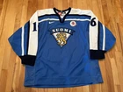 Jari Viuhkola GAME WORN 1998 Team Finland IIHF Championship Nike Hockey Jersey