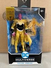 McFarlane DC Multiverse SINESTRO PARALLAX Action Figure Gold Label Green Lantern