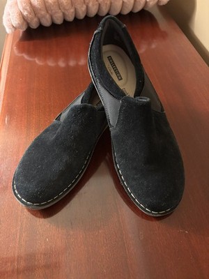 Collection by Clark Suede Comfort Size 8 Women's Slip On Loafers